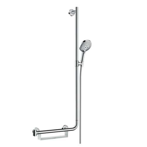 Hansgrohe Raindance Select S 120/U'Comfort Душевой гарнитур, с ручным душем и полочкой, 110см., цвет: хром фото в интернет-магазине САНТЕХСИТИ