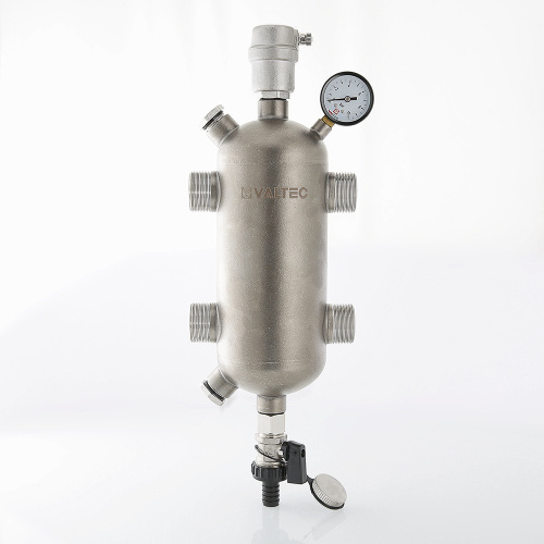 Гидроразделитель VALTEC из нержавеющей стали 1" фото в интернет-магазине САНТЕХСИТИ