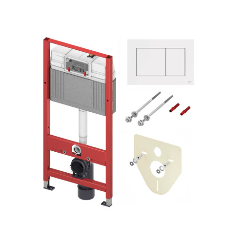 Комплект инсталляции для унитазов TECE base 2.0 с белой кнопкой TECEnow фото в интернет-магазине САНТЕХСИТИ