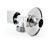 Кран шаровой PROFACTOR CHROME угловой для бытовой техники н/н 1/2" х 1/2" фото в интернет-магазине САНТЕХСИТИ