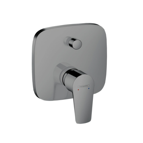 Hansgrohe Talis E Встраиваемый смеситель для ванны, внешняя часть, цвет: шлифованный черный хром фото в интернет-магазине САНТЕХСИТИ