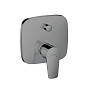 Hansgrohe Talis E Встраиваемый смеситель для ванны, внешняя часть, цвет: шлифованный черный хром фото в интернет-магазине САНТЕХСИТИ