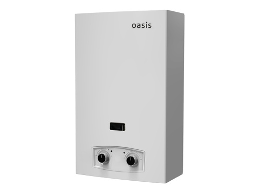 Водонагреватель проточный газовый OASIS HOME c пьезорозжигом P-20W фото в интернет-магазине САНТЕХСИТИ