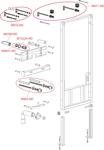 Система инсталляции для биде ALCAPLAST A105/1120 фото в интернет-магазине САНТЕХСИТИ