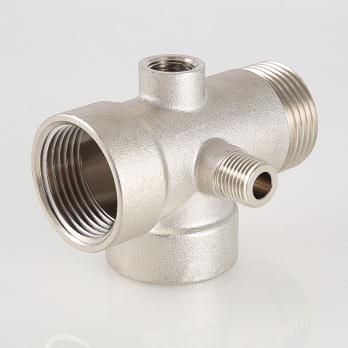 Резьбовой фитинг VALTEC Пятиходовое соединение для насоса, 1"х110 мм фото в интернет-магазине САНТЕХСИТИ