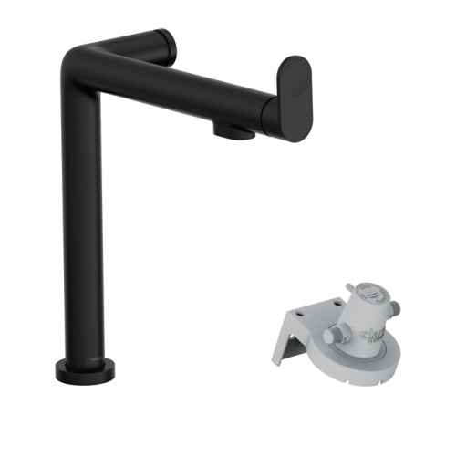 Hansgrohe Aqittura M91 Кухонный смеситель 240 с системой фильтрации, 1jet, цвет: матовый черный фото в интернет-магазине САНТЕХСИТИ