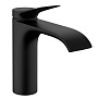 Hansgrohe Vivenis Смеситель для раковины, 1 отв., без донного клапана, цвет: черный матовый фото в интернет-магазине САНТЕХСИТИ