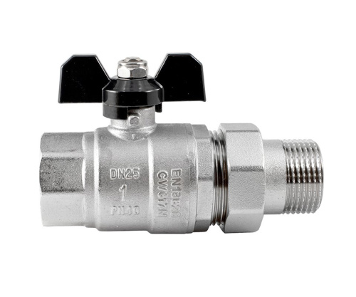 Кран с полусгоном PROFACTOR STRONG 1" прямой фото в интернет-магазине САНТЕХСИТИ