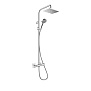 Hansgrohe Vernis Shape Душевая стойка с верхним душем 230 1jet с термостатом, Green, цвет: хром фото в интернет-магазине САНТЕХСИТИ