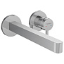 Hansgrohe Finoris Смеситель для раковины, встраиваемый, излив 22.8см., внешняя часть, цвет: хром фото в интернет-магазине САНТЕХСИТИ