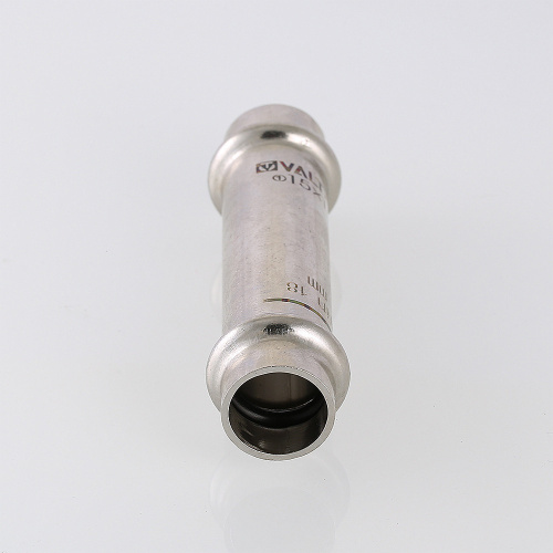 Фитинг нержавеющая сталь VALTEC Муфта надвижная 15х15 фото в интернет-магазине САНТЕХСИТИ