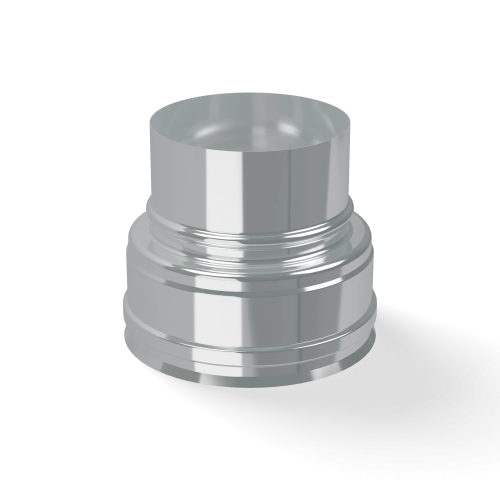 Дымаход CORAX Переход Ф110-130 МП (430/0,5) Д=180мм фото в интернет-магазине САНТЕХСИТИ