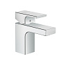 Hansgrohe Vernis Shap Смеситель для раковины, излив 70 мм, с донным клапаном, цвет: хром фото в интернет-магазине САНТЕХСИТИ