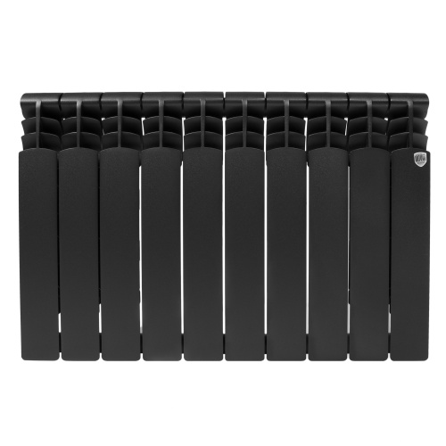 Радиатор биметаллический Royal Thermo Revolution Bimetall 500 2.0/Noir Sable – 10 секц. фото в интернет-магазине САНТЕХСИТИ
