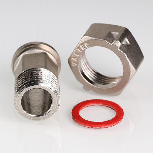 Резьбовой фитинг VALTEC Полусгон с накидной гайкой (под пломбу) 3/4" фото в интернет-магазине САНТЕХСИТИ