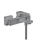 Hansgrohe Metropol Смеситель для ванны настенный, излив 180мм, цвет: шлифованный черный хром фото в интернет-магазине САНТЕХСИТИ