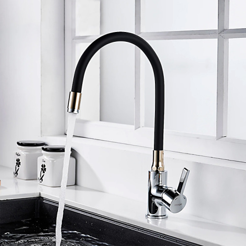 Смеситель для кухни с гибким изливом Ledeme Rainbow L4898-10 фото в интернет-магазине САНТЕХСИТИ