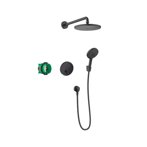 Hansgrohe Raindance Душ. cистема, цвет черный матовый фото в интернет-магазине САНТЕХСИТИ