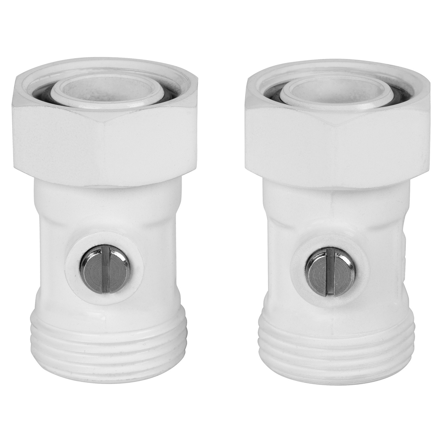 Набор нижнего подключения Royal Thermo прямой раздельный 3/4х3/4ЕК (белый) фото в интернет-магазине САНТЕХСИТИ