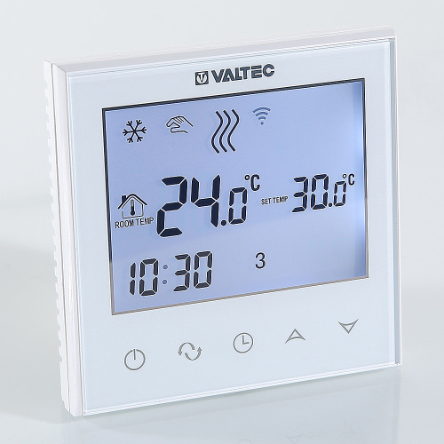 Термостат комнатный VALTEC VT.AC713.0.0 ДВУХКОНТУРНЫЙ с Wi-Fi фото в интернет-магазине САНТЕХСИТИ