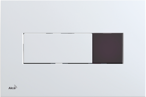 Сенсорная кнопка управления ALCAPLAST для инсталляции, белый (подключение к сети) фото в интернет-магазине САНТЕХСИТИ