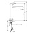 Hansgrohe Metropol Смеситель для раковины 260, на 1 отв, с донным клапаном, излив 204мм, цвет: золото фото в интернет-магазине САНТЕХСИТИ