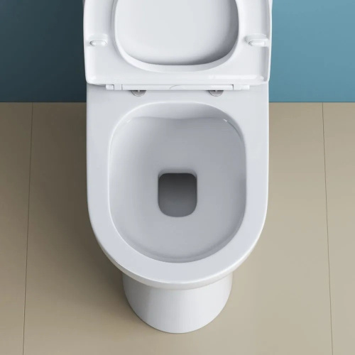 BB045CPR/SC LOUNGE Чаша безободкового унитаза с сиденьем дюропласт soft close, P-trap+BB045CPR/SC+BB045/051T LOUNGE Бачок, BB045/051T фото в интернет-магазине САНТЕХСИТИ