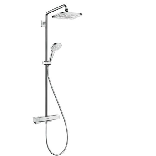 Hansgrohe Croma E 280 1jet Душевая система Showerpipe с термостатом для душа, цвет: хром фото в интернет-магазине САНТЕХСИТИ