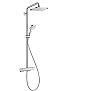 Hansgrohe Croma E 280 1jet Душевая система Showerpipe с термостатом для душа, цвет: хром фото в интернет-магазине САНТЕХСИТИ