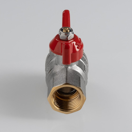 Кран шаровый VALTEC ГОСТ 1/2" вн.-вн. рукоятка бабочка фото в интернет-магазине САНТЕХСИТИ