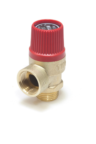 Клапан предохранительный TIM 1/2" вр/нар 6bar фото в интернет-магазине САНТЕХСИТИ