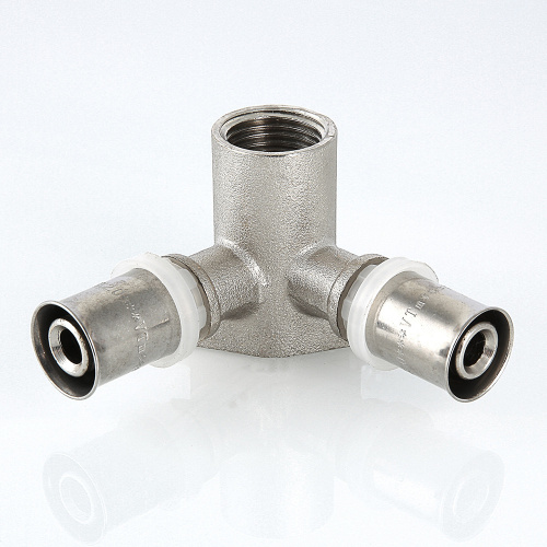 Пресс фитинг VALTEC Водорозетка проходная 20х1/2" фото в интернет-магазине САНТЕХСИТИ