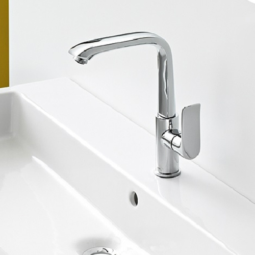 Hansgrohe Metris Смеситель для раковины 230, однорычажный, поворотный излив, без сливного гарнитура, цвет: хром фото в интернет-магазине САНТЕХСИТИ