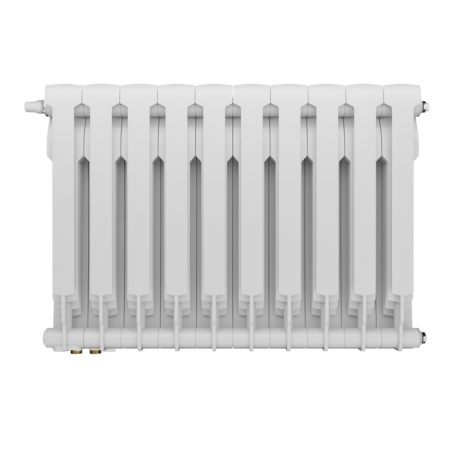 Радиатор биметаллический Royal Thermo BiLiner VDR 500 /Bianco Traffico 10 секций фото в интернет-магазине САНТЕХСИТИ