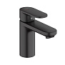 Hansgrohe Vernis Blend Смеситель для раковины, излив 100 мм, цвет: матовый черный фото в интернет-магазине САНТЕХСИТИ