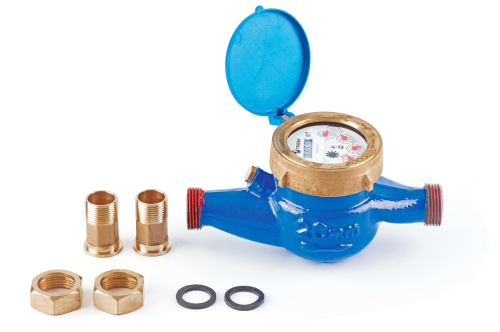 Счетчик GROEN для холодной воды мокроход WRC (iron) 3/4" (190 мм) фото в интернет-магазине САНТЕХСИТИ