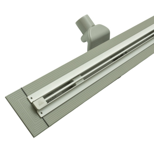 Трап для душа VIEIR DL80B с гидрозатвором белый 300-800мм фото в интернет-магазине САНТЕХСИТИ