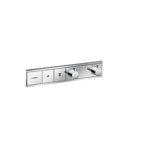 Hansgrohe RainSelect Термостат для душа, 2 источника, внешняя часть, цвет: хром фото в интернет-магазине САНТЕХСИТИ
