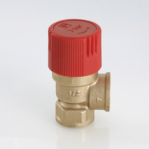 Клапан предохранительный VALTEC 1/2" вр/вр 1,5bar (черный колпачок) (16/128) фото в интернет-магазине САНТЕХСИТИ