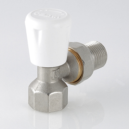 Радиаторный кран VALTEC 1/2" угловой фото в интернет-магазине САНТЕХСИТИ