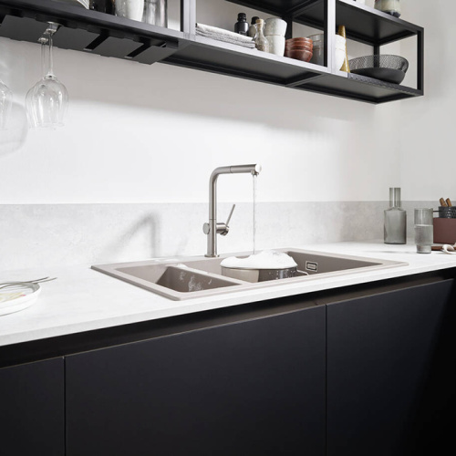 Hansgrohe Talis M54 Смеситель для кухни, 1 отв., цвет: сталь фото в интернет-магазине САНТЕХСИТИ
