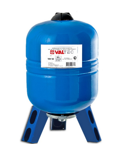 Расширительный бак VALTEC (ХВС) 50л фото в интернет-магазине САНТЕХСИТИ