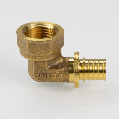 Аксиальный фитинг VALTEC Угол с переходом на вн.р. 16х1/2" фото в интернет-магазине САНТЕХСИТИ