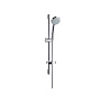 Hansgrohe Croma 100 Душевой гарнитур Штанга, ручной душ, кронштейн, шланг 160см, цвет: хром фото в интернет-магазине САНТЕХСИТИ
