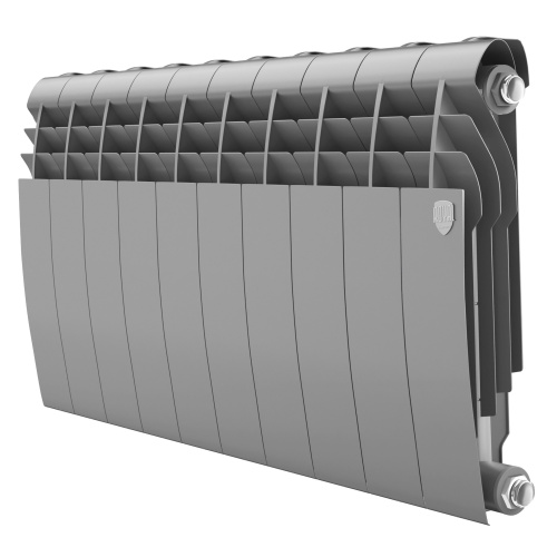 Радиатор биметаллический Royal Thermo BILINER B 350 Серебристый - 10 секц. фото в интернет-магазине САНТЕХСИТИ