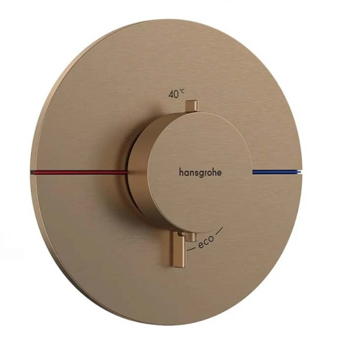 Hansgrohe ShowerSelect Comfort S Смеситель для душа, встраиваемый, термостатический, цвет: шлифованя бронза фото в интернет-магазине САНТЕХСИТИ