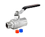 Кран шаровый PROFACTOR STRONG 1/2" вн.-нар. стальная рукоятка фото в интернет-магазине САНТЕХСИТИ