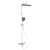 Душевая система KAISER Vita с термостатом (3-jet/стац. лейка  320х200х16mm) /Латунь/Хром фото в интернет-магазине САНТЕХСИТИ