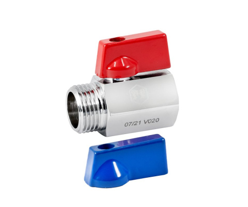 Кран шаровой PROFACTOR CHROME мини для бытовой техники в/н 1/2" фото в интернет-магазине САНТЕХСИТИ