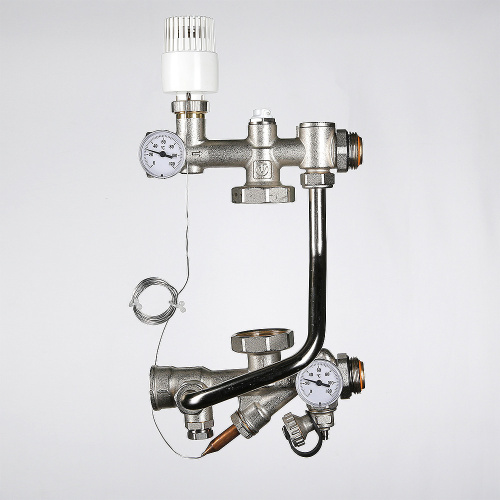 Насосно-смесительный узел БЕЗ НАСОСА VALTEC TECHNOMIX (130) фото в интернет-магазине САНТЕХСИТИ